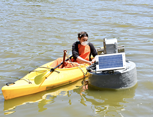 Lake Agawam Monitoring Buoy Launched